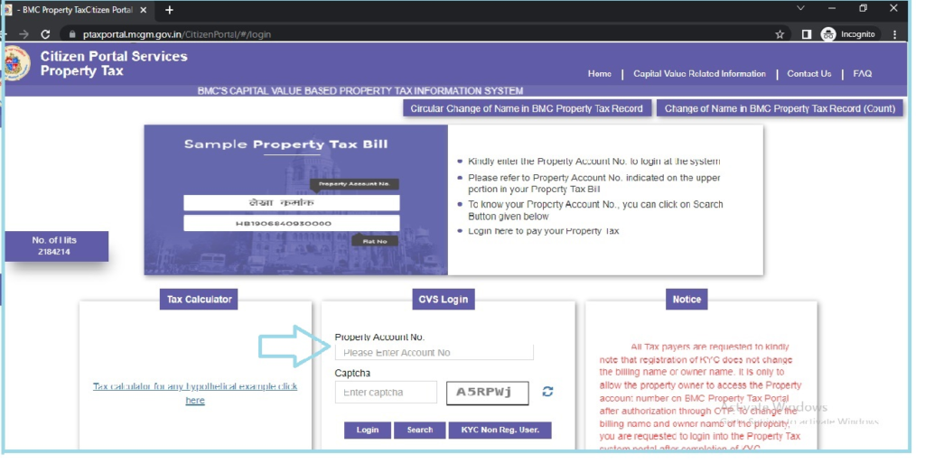 MCGM Property Tax Payment Online 2023-24